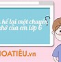 Kể Về Một Chuyến Đi Tham Quan Của Em