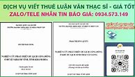 Luận Văn Phát Triển Du Lịch Cộng Đồng