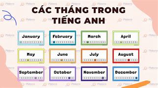 Tháng Tiếng Anh Là Month